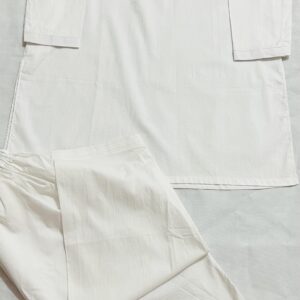 🤍 Classic White Lawn Kurta Pajama for Boys