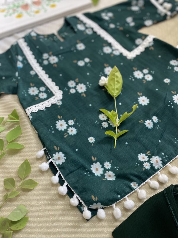🌿 Azadi Special – 3-Piece Outfit for Baby Girls (2 & 3 Years) - Image 4