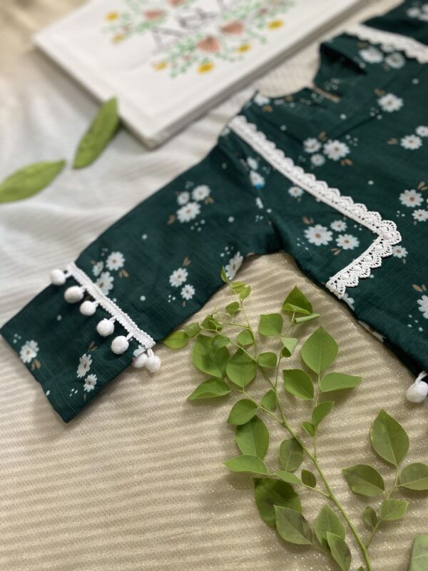 🌿 Azadi Special – 3-Piece Outfit for Baby Girls (2 & 3 Years) - Image 3