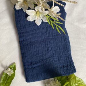 ✨ Navy Blue Crimp Hijab – Soft, Airy & Everyday Essential 🧕
