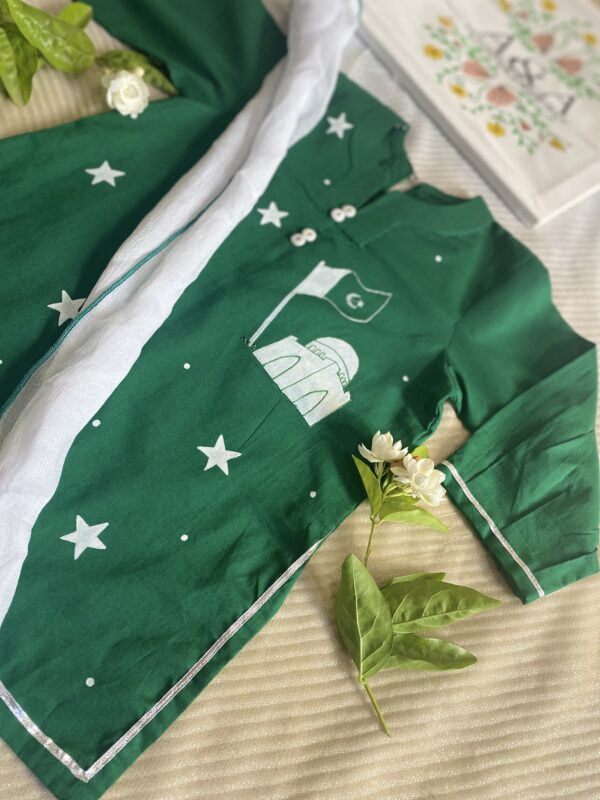 🇵🇰 Azadi Outfit for Baby Girls (2–3 Years) - Image 2