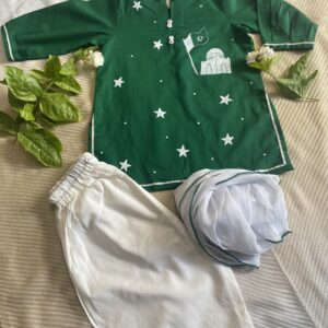 🇵🇰 Azadi Outfit for Baby Girls (2–3 Years)
