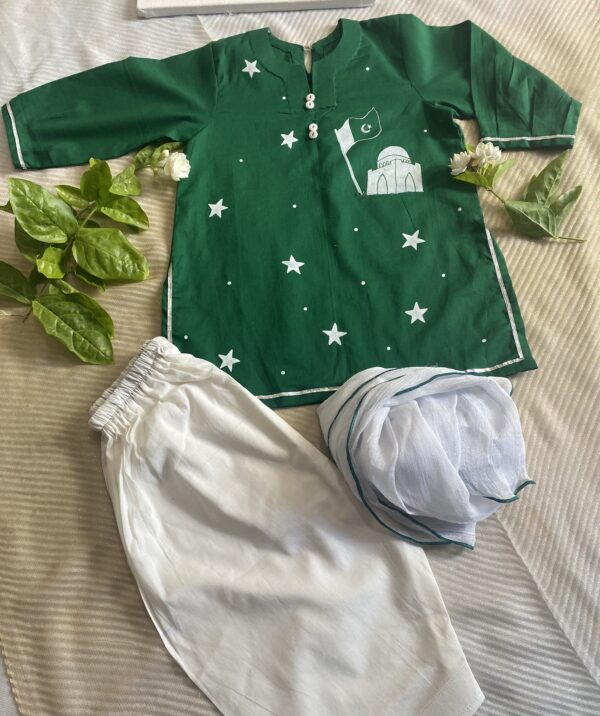 🇵🇰 Azadi Outfit for Baby Girls (2–3 Years)